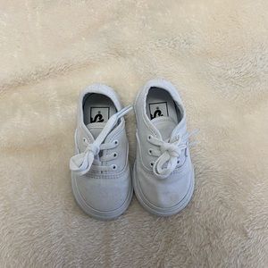 Vans Authentic True White Toddler Size 5